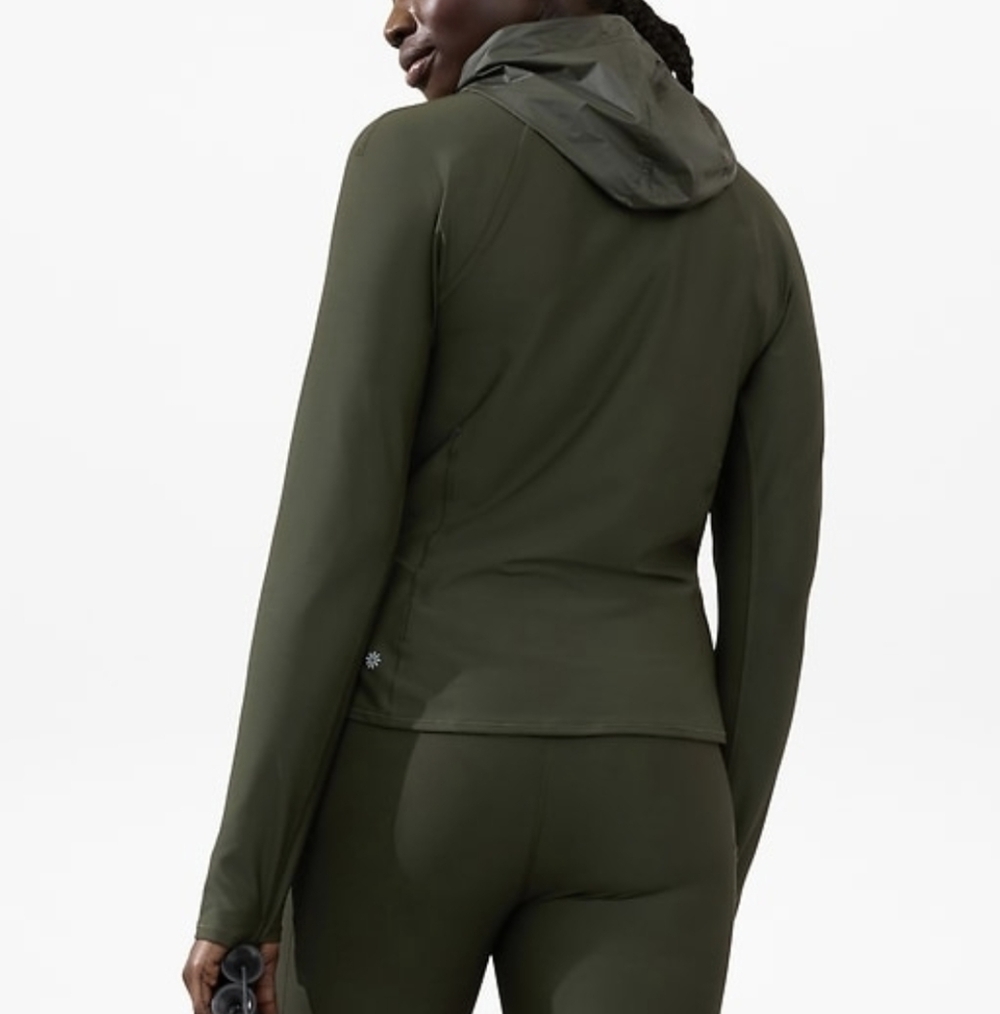 Athleta Interval Jacket Aspen Olive NWT - Picture 2 of 8